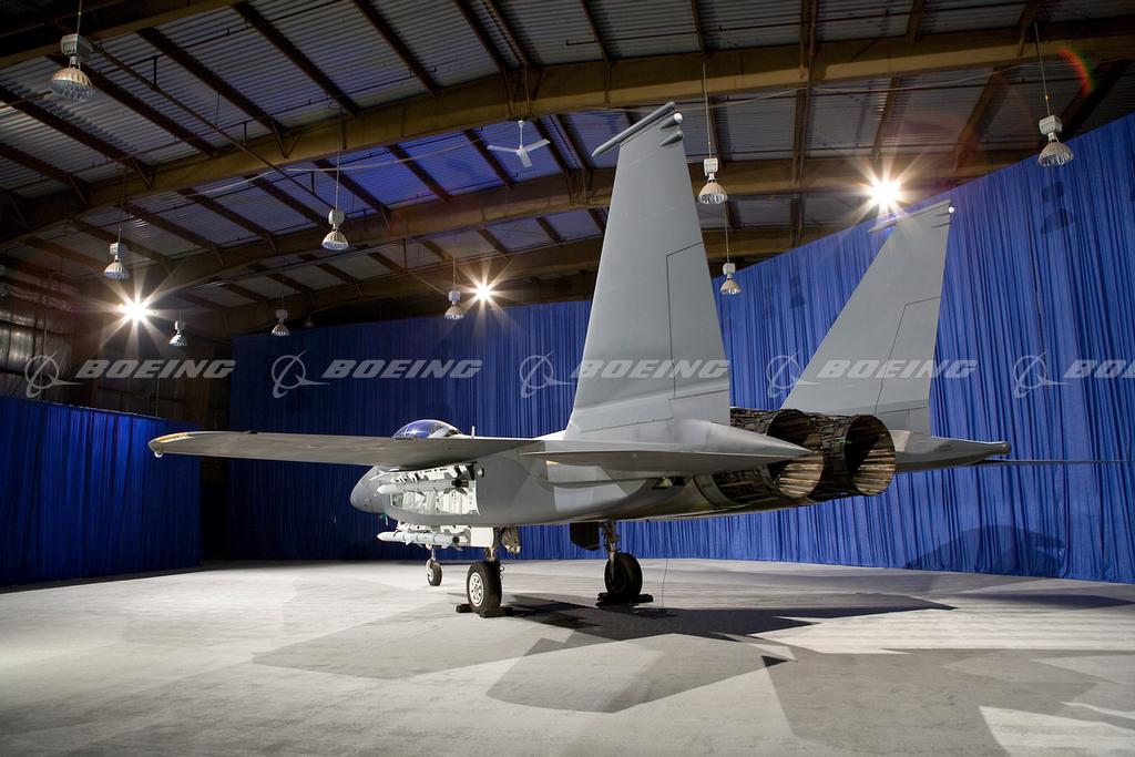 Boeing Images F 15SE Silent Eagle Rollout Display