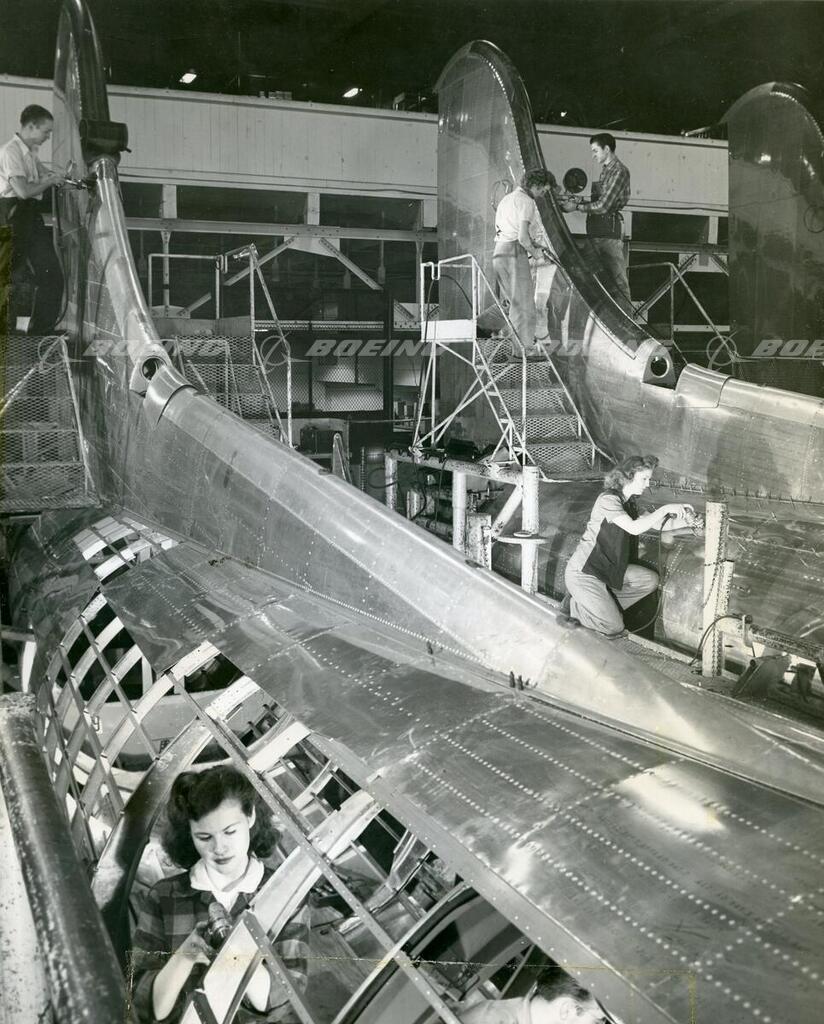 Boeing Images Women Welder Working