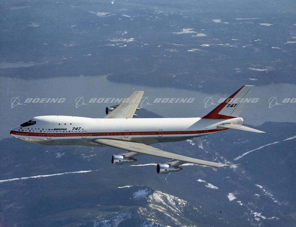 First Boeing 747