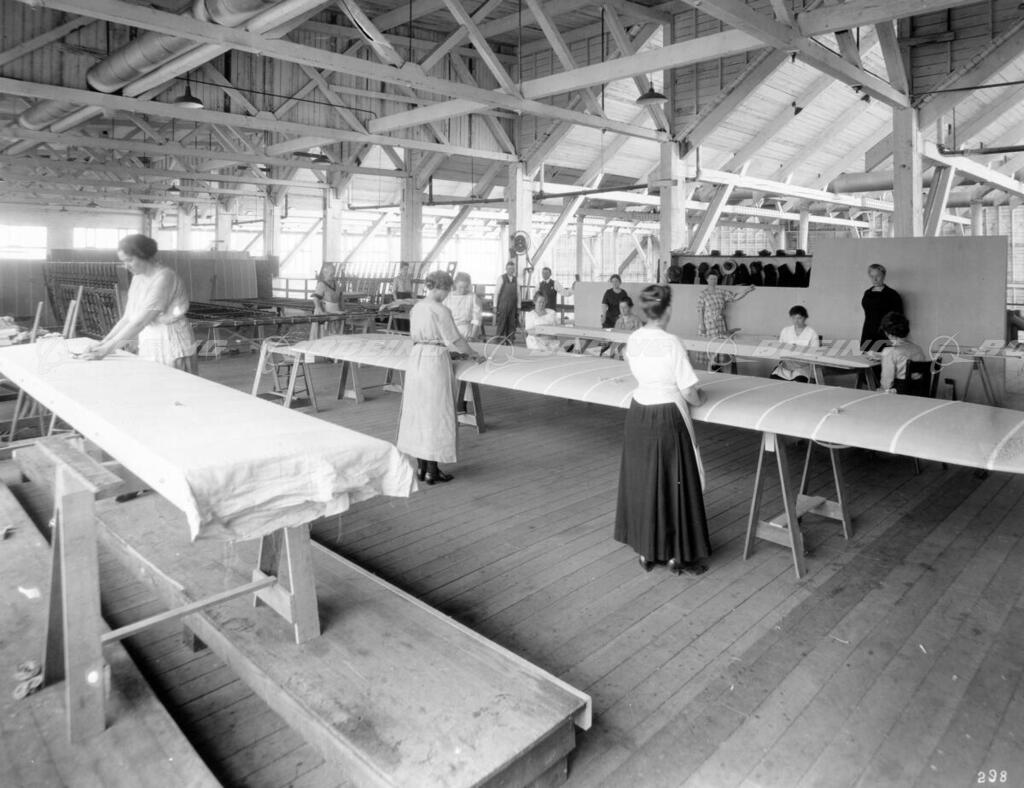 Boeing Images - Women Working on Wings