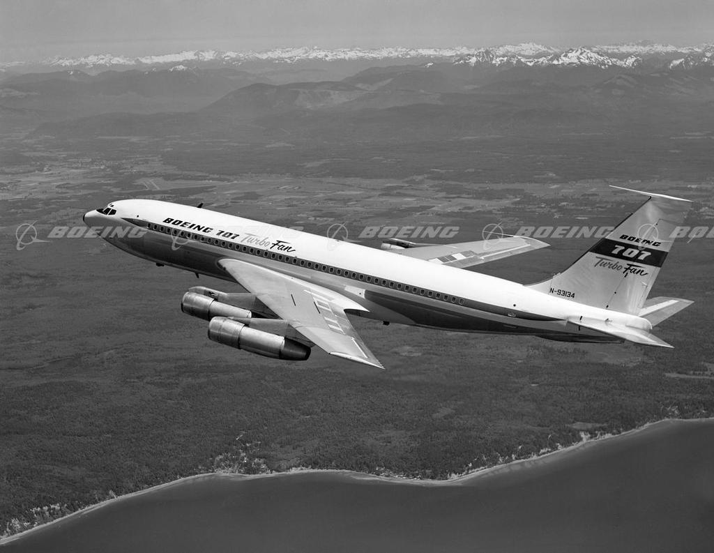 Boeing Images - Boeing 707-120B in Flight