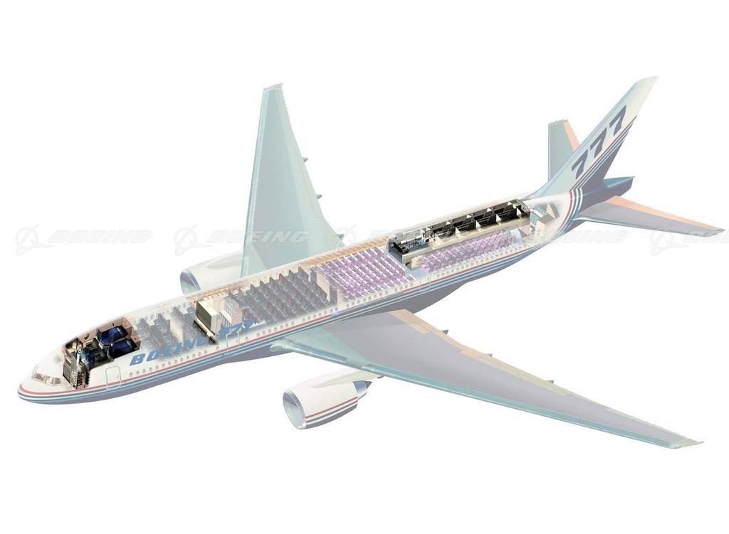 Boeing Images - 777 Cutaway Artwork