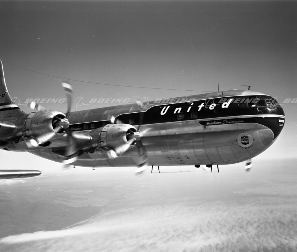 Boeing Images - Boeing 377 Stratocruiser United Airlines In-flight ...