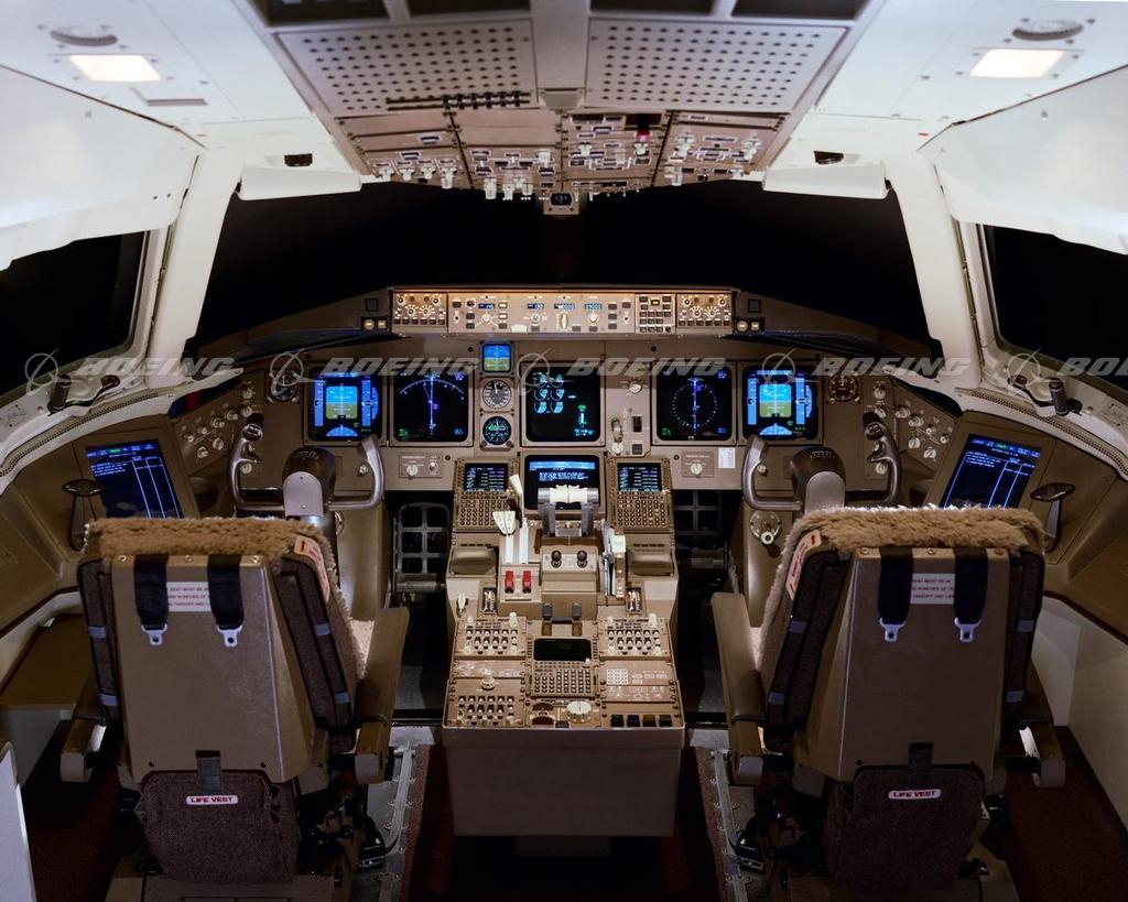 Boeing Images - 777 Flight Deck Mockup