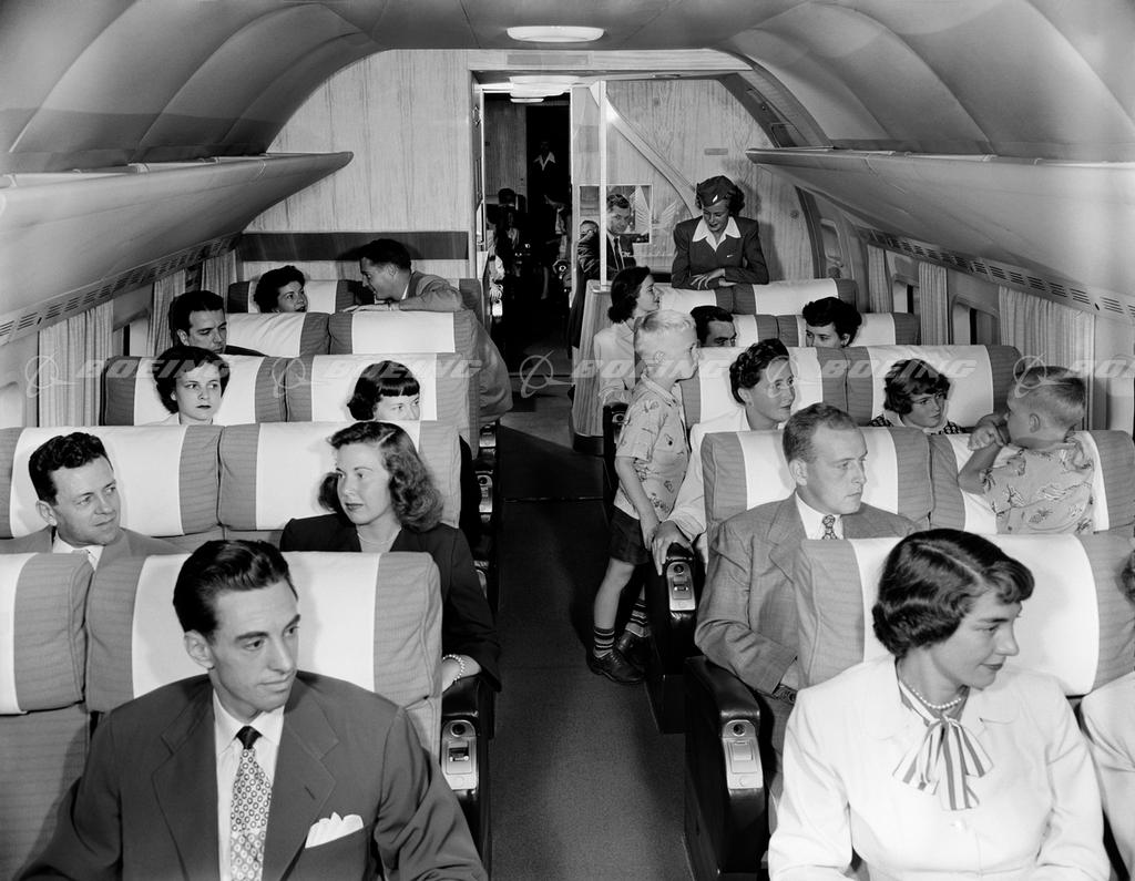 Boeing Images - 377 Stratocruiser Main Cabin