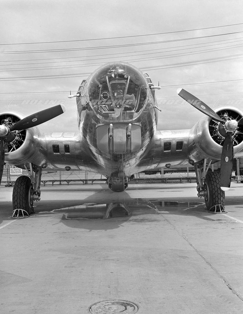 Boeing Images - B-17G Flying Fortress Cheek Guns