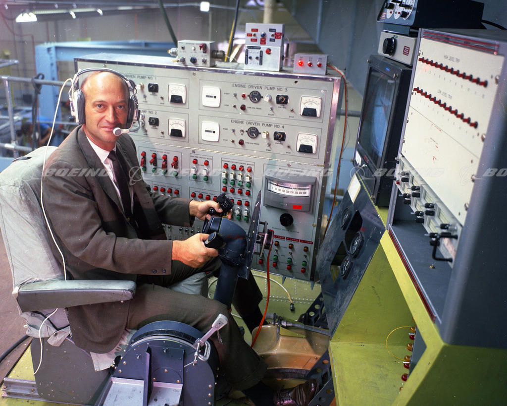 Boeing Images - Boeing 747 Project Pilot Jack Waddell, 1967