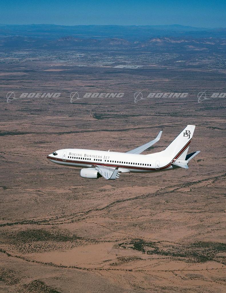 Boeing Images - Boeing Business Jet in Flight