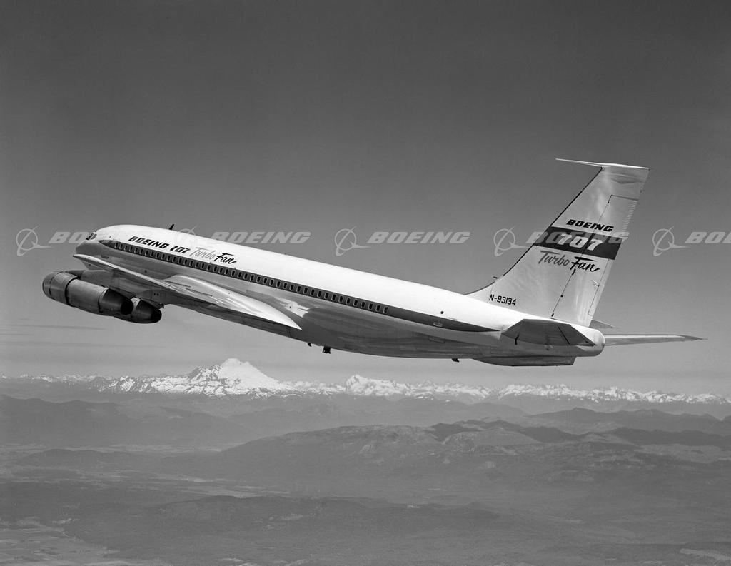 Boeing Images - Boeing 707-120B in Flight