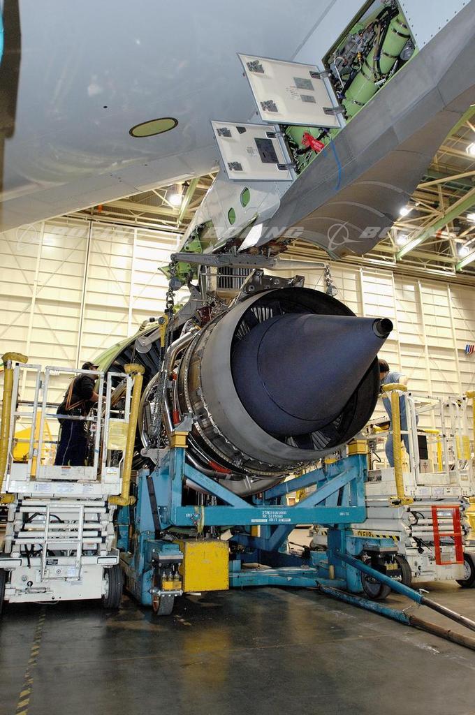 Boeing Images - The Largest Engine in Aviation, the GE90-115B is ...