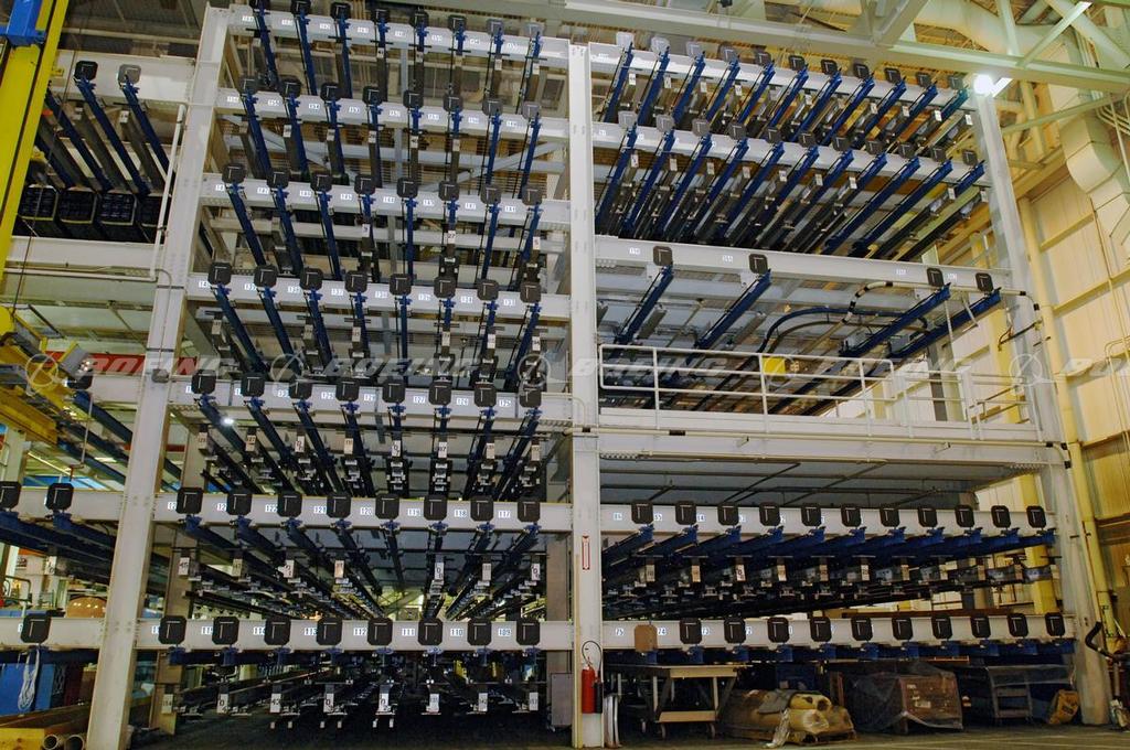 Boeing Images - Rack and Monorail System for Composites Manufacturing