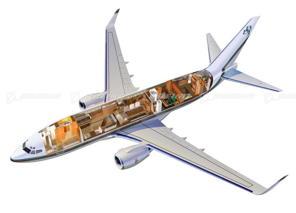 Boeing Images - Boeing Business Jet Layout