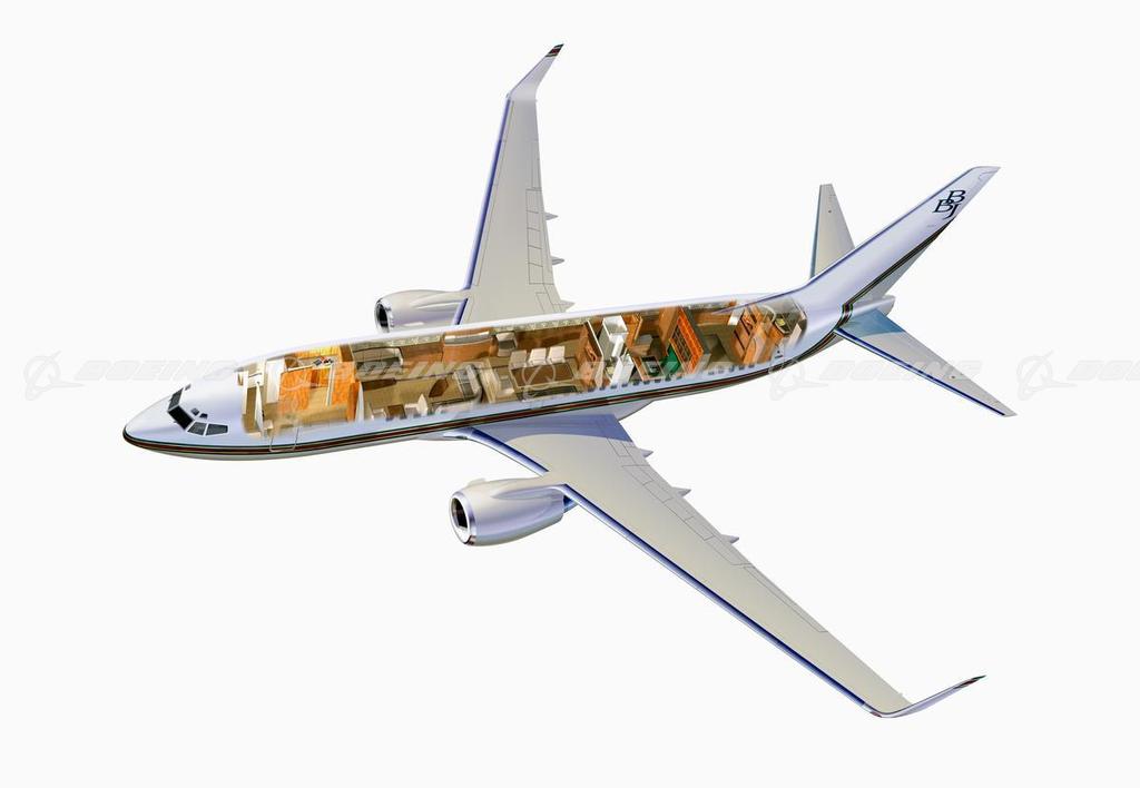 Boeing Images - Boeing Business Jet Layout