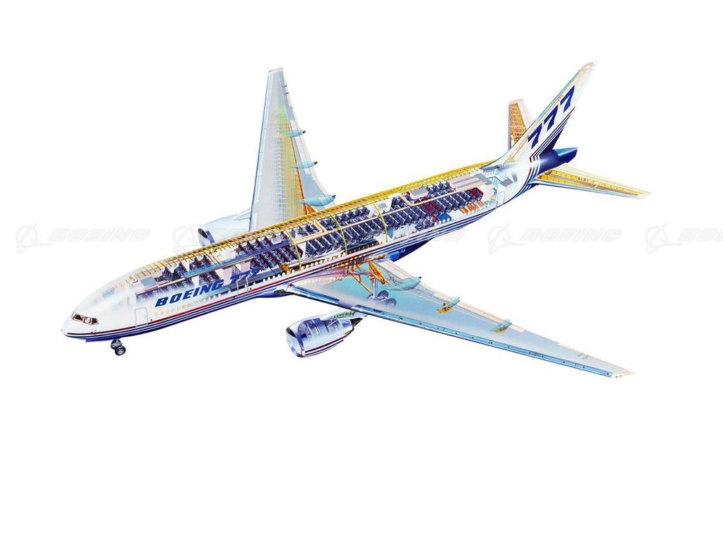 Boeing Images - 777-200 Cutaway Artwork