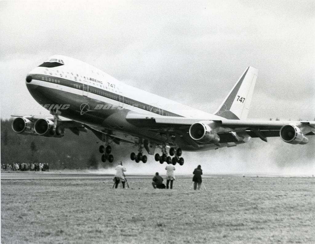 Boeing Images - Boeing 747 Firist Takeoff, 1969