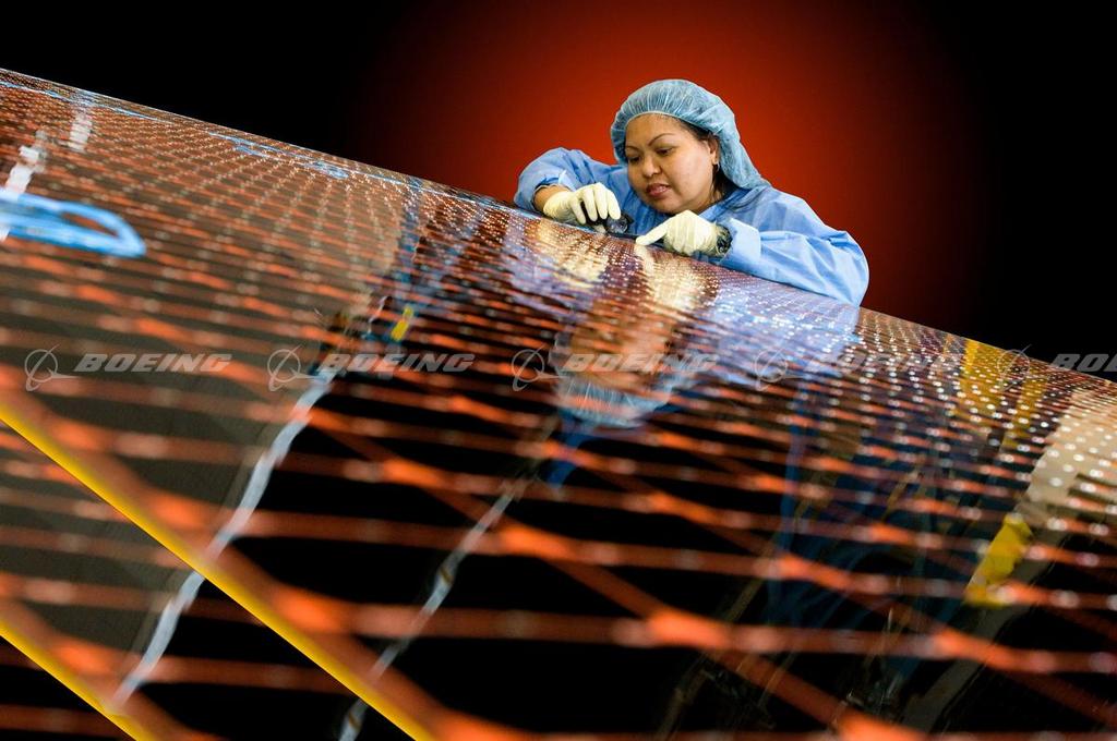 Boeing Images Solar Panel Inspection at Spectrolab