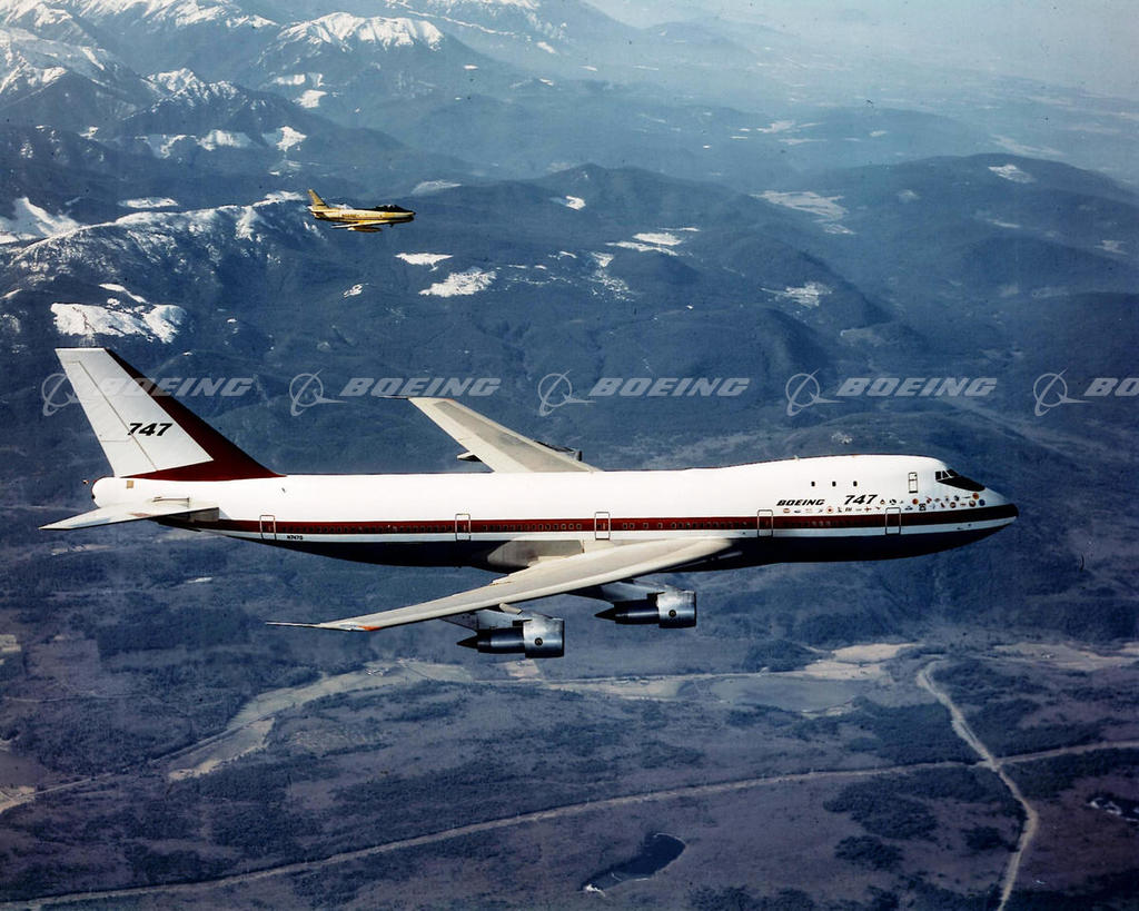 Boeing Images - 747 First Flight-in Flight 6