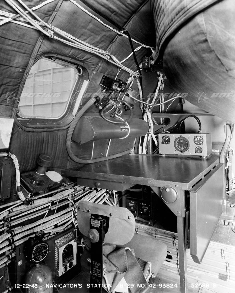 Boeing Images - Boeing B-29 Navigator Station