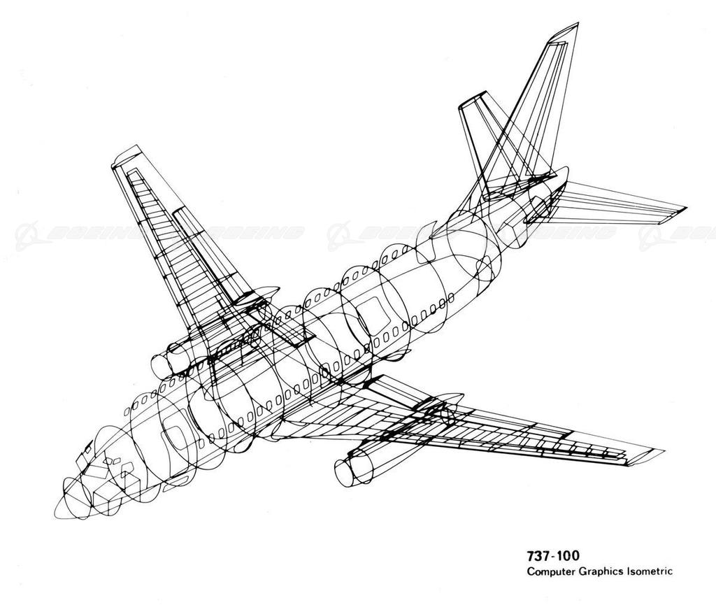 Boeing Images - William Fetter's Rendition of a 737