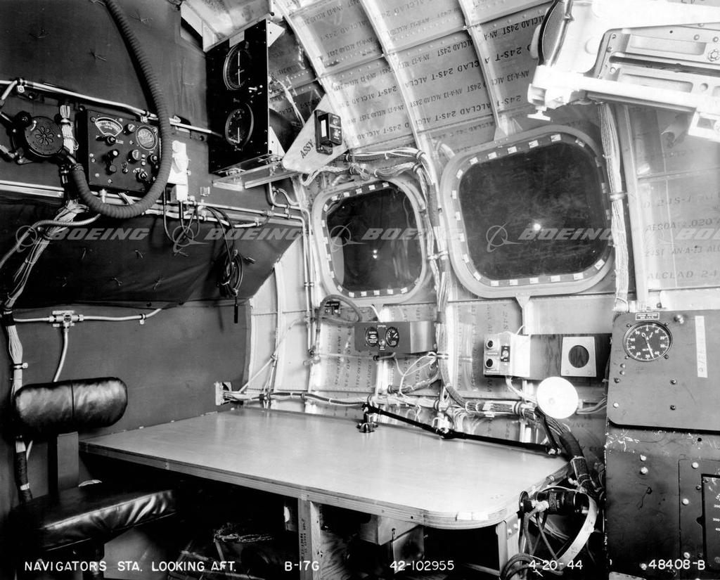 Boeing Images - Boeing B-17G Navigators Station