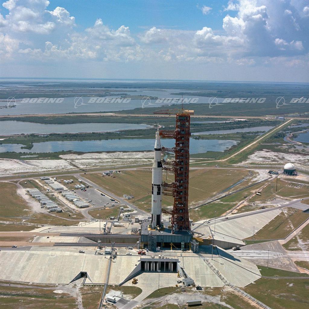 Boeing Images - Saturn V on Launch Pad