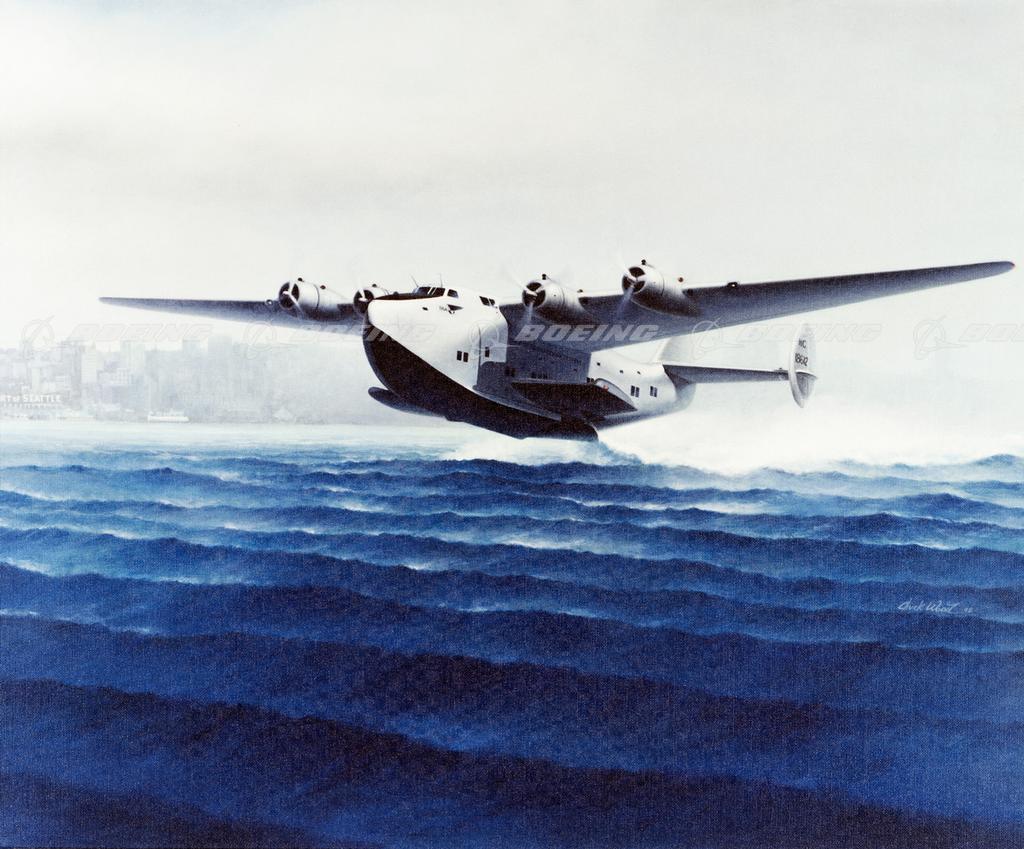 Boeing Images - Boeing 314 Clipper Takes Off