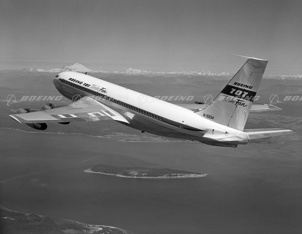 Boeing Images - Boeing 707-120B in Flight