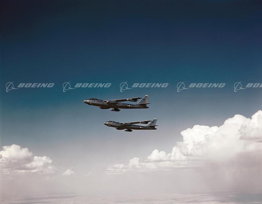 Boeing Images - Two B-47 Stratojets In Flight