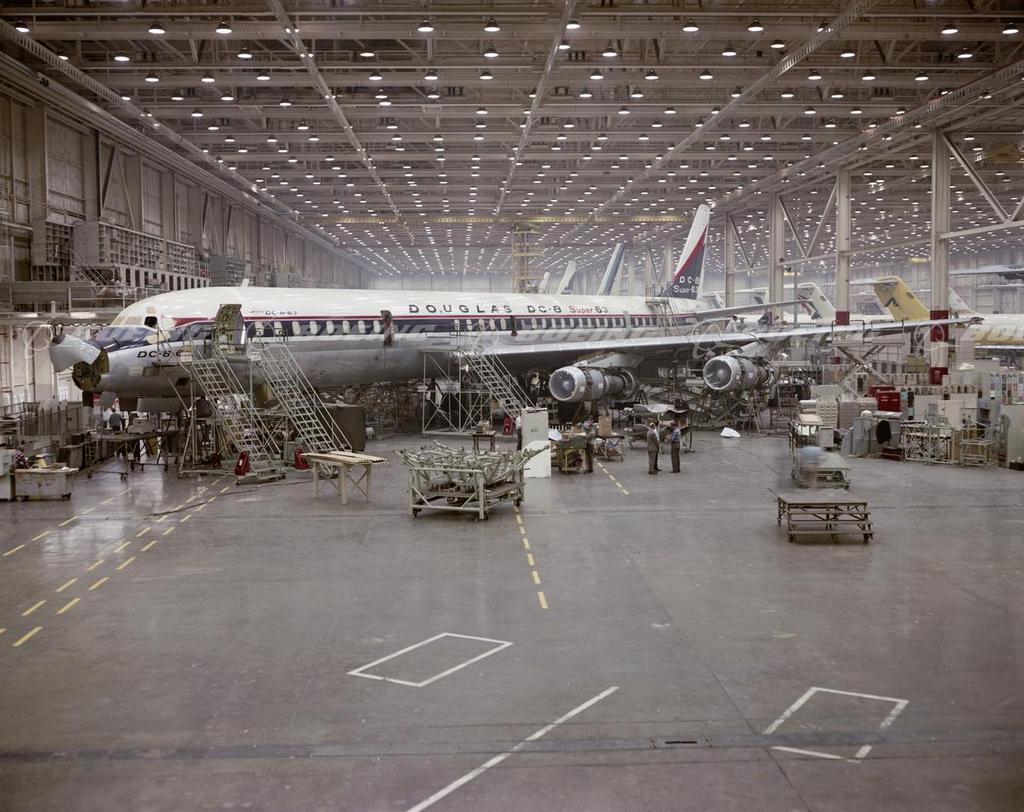 Boeing Images DC8 Series 63 Manufacturing