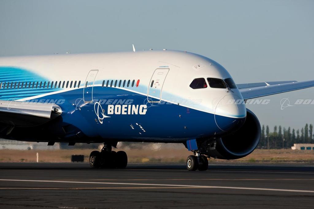 Boeing Images - Boeing 787-8 Dreamliner Number One on Runway