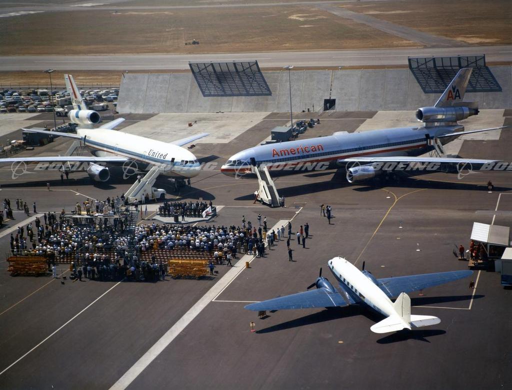 Boeing Images - McDonnell Douglas DC-10 First Delivery Ceremony, 1971