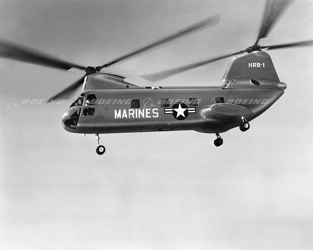 Boeing Images - Boeing Vertol 107 in Marine Corps Livery, a CH-46 Sea ...