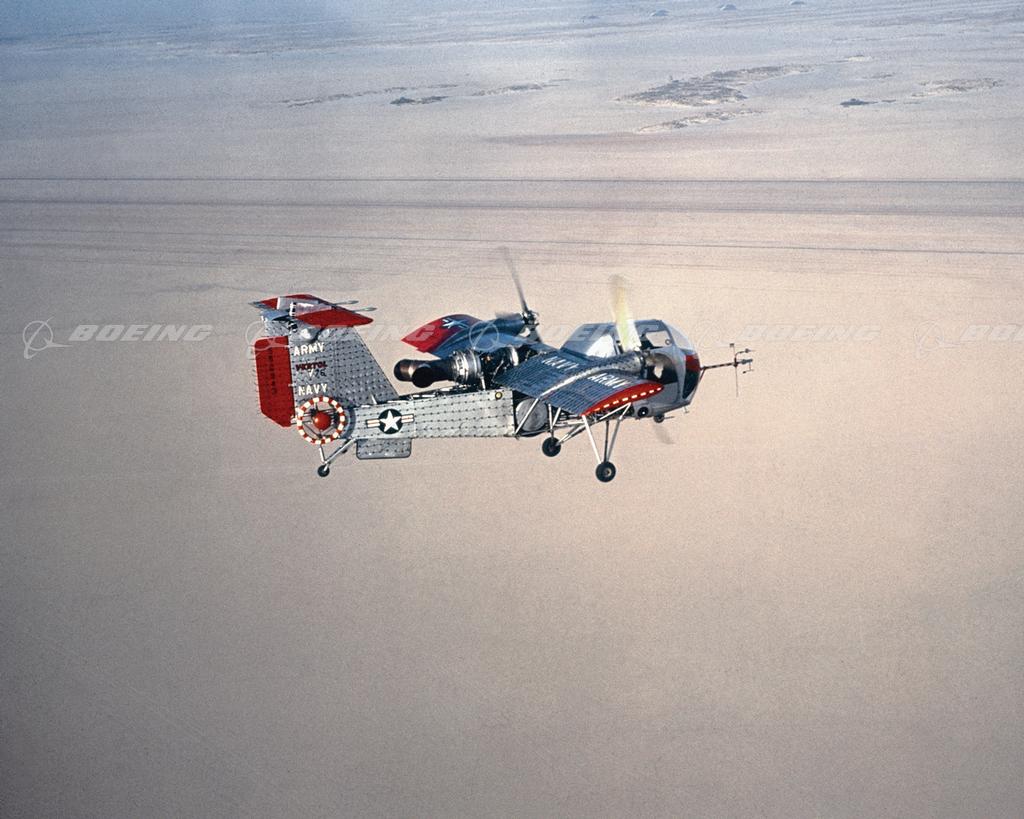 Boeing Images - Vertol VZ-2 (Model 76) Experimental Tilt Wing Aircraft