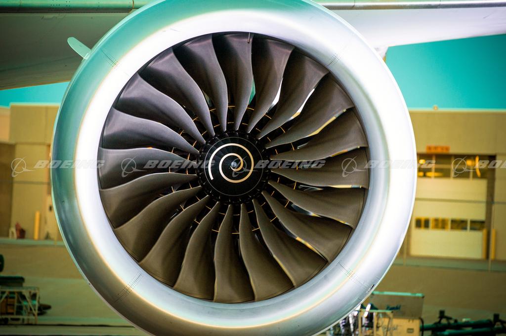 Boeing Images - Front View of 787 Engine