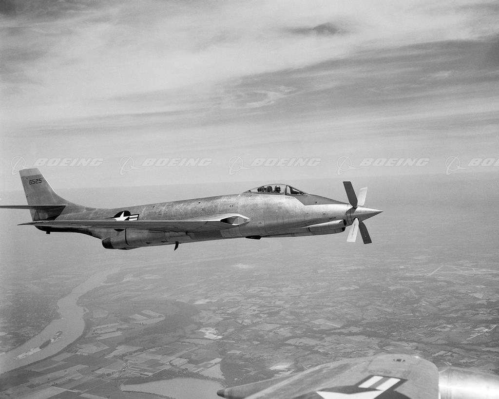 Boeing Images - XF-88B Penetrator Supersonic Propeller Test Bed