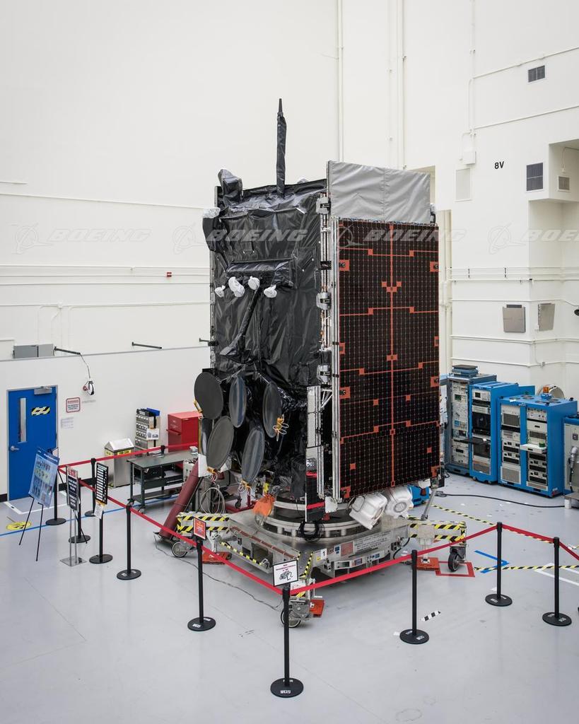 Boeing Images - The Wideband Global Satcom-7 Spacecraft