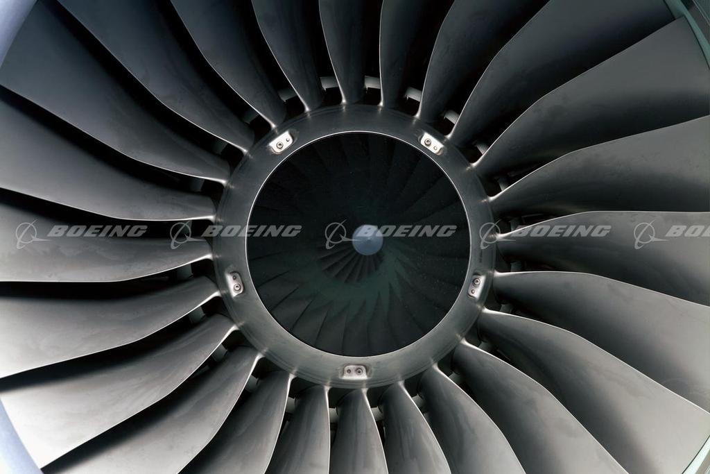 Boeing Images 717200 Turbofan Engine Fan Blades
